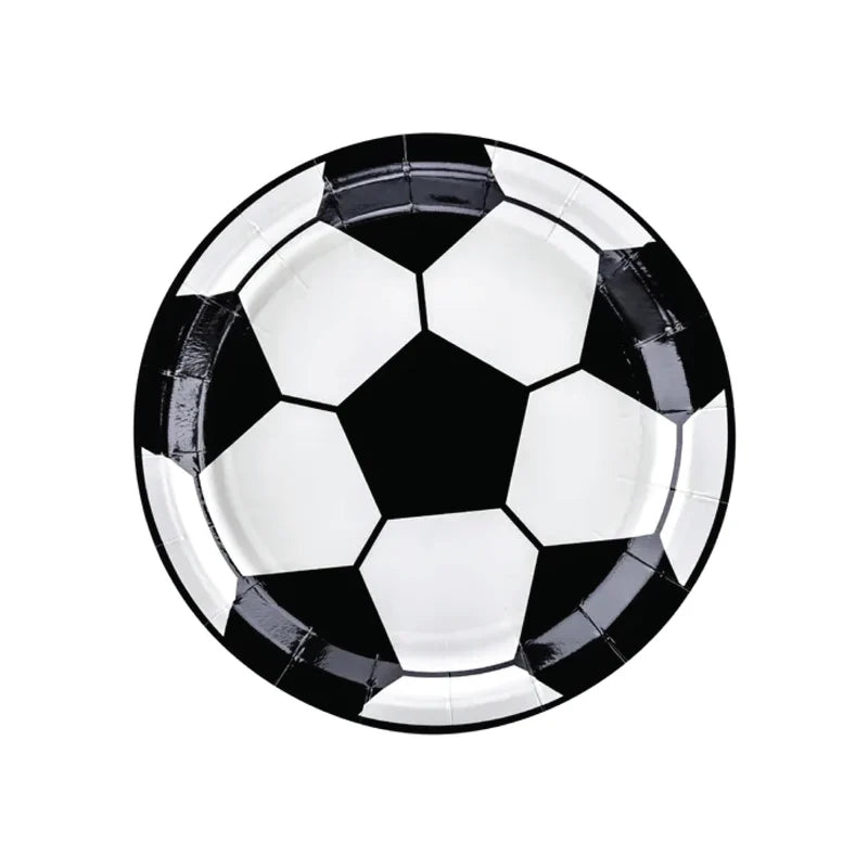 Soccer Ball Plates 9 inches