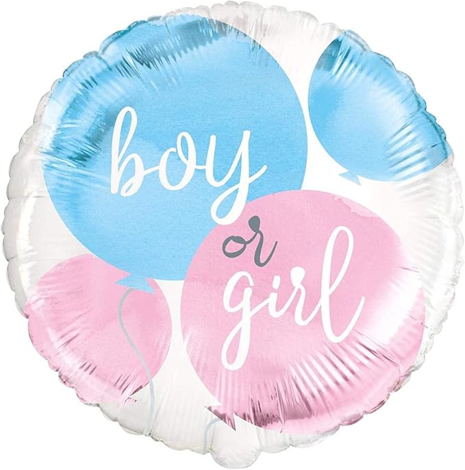Gender Reveal Party Foil Balloon