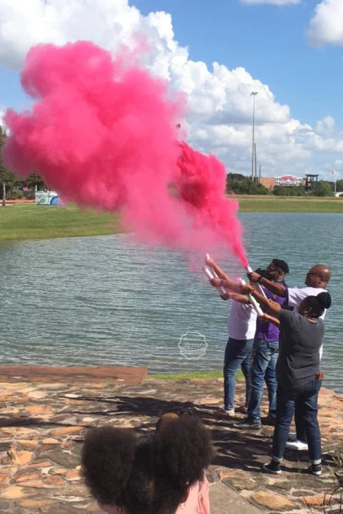 Gender Reveal Pink Powder Cannon