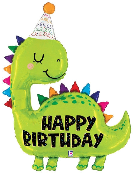 Dino Happy Birthday Balloon Shape