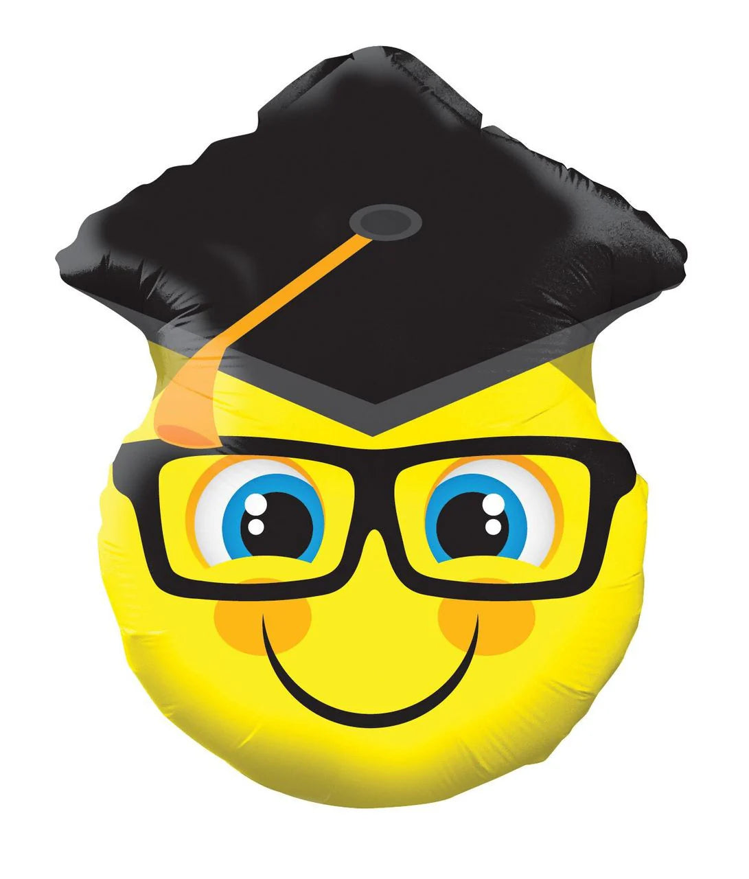 18" Smiley Cap Shape Graduation Balloon