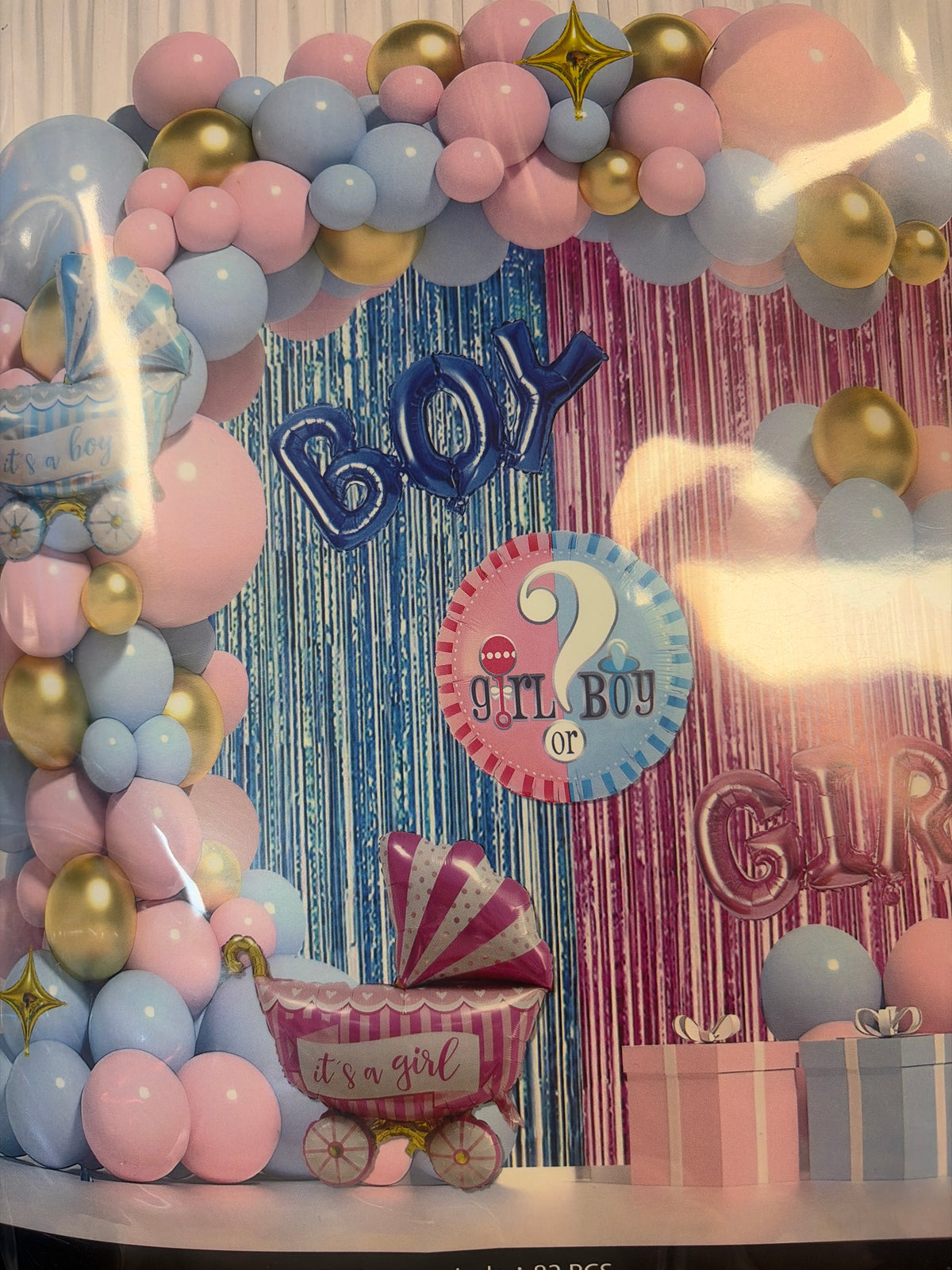 Gender Reveal set Balloons