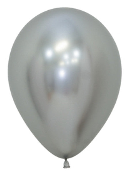 Latex Balloon 5"Reflex Silver (100 count) SEMPERTEX