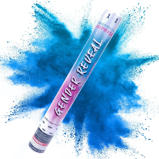 Gender Reveal Blue Powder Cannon