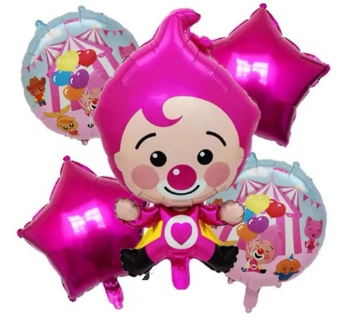 Balloons  Bouquet Payaso Plim Plim Rosado