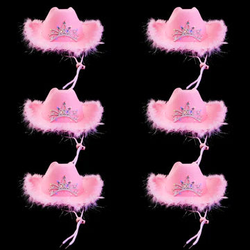 LED PINK  COWBOY  HAT